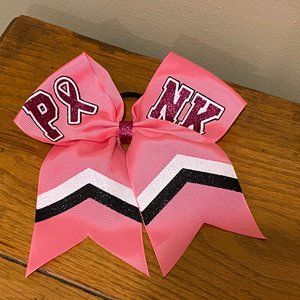 VS Pink Bow with Hair Tie